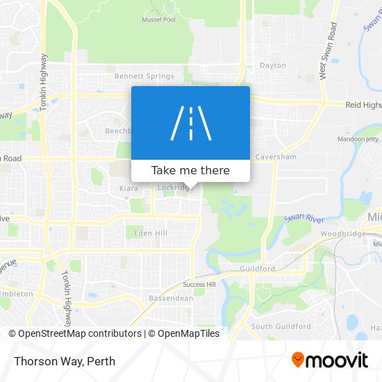 Thorson Way map