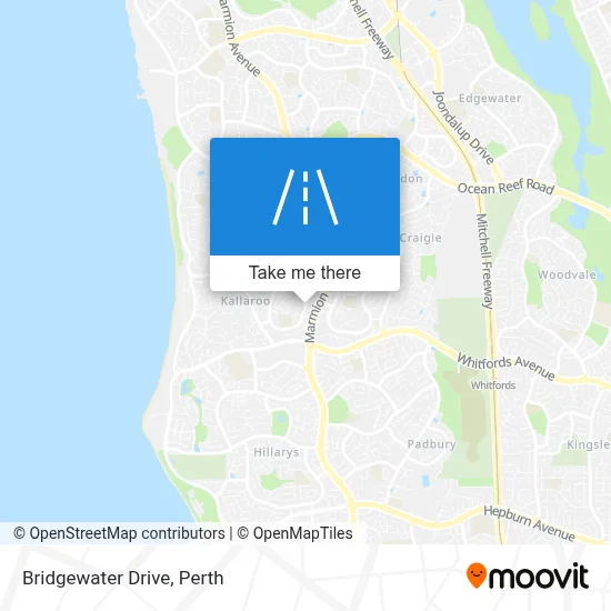 Mapa Bridgewater Drive