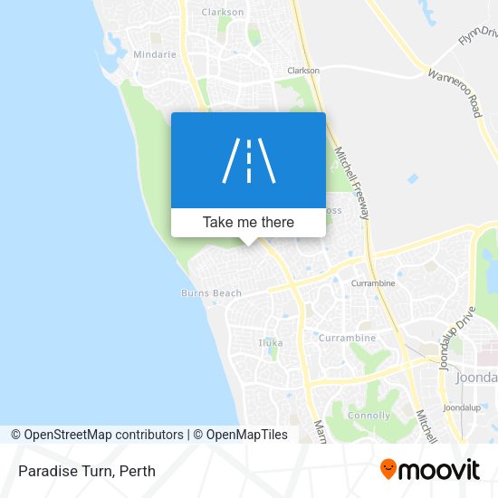 Paradise Turn map
