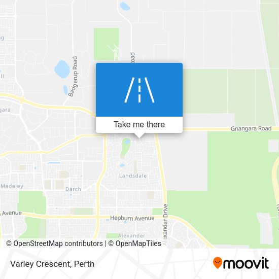 Varley Crescent map
