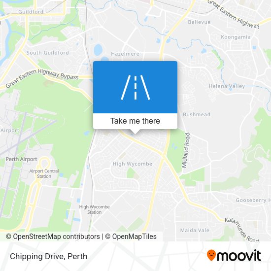 Chipping Drive map