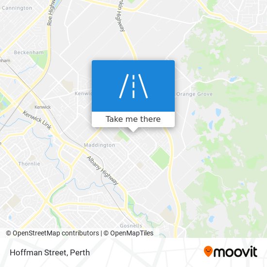 Hoffman Street map