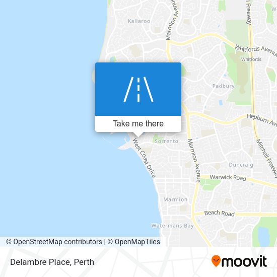 Delambre Place map
