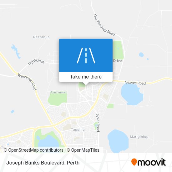 Joseph Banks Boulevard map