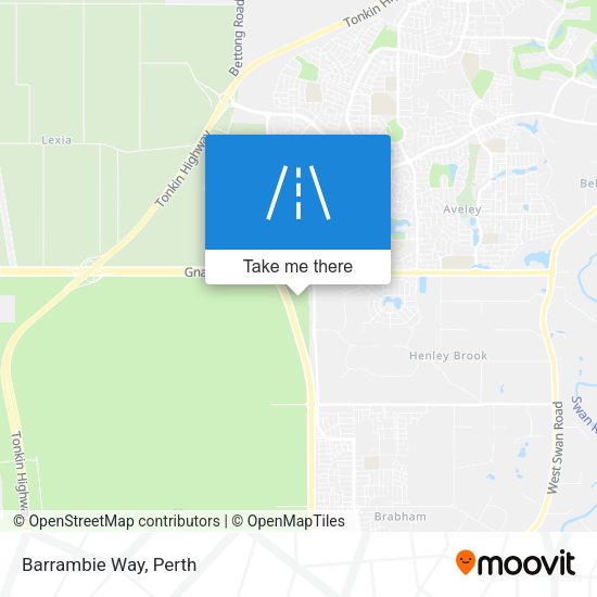 Barrambie Way map