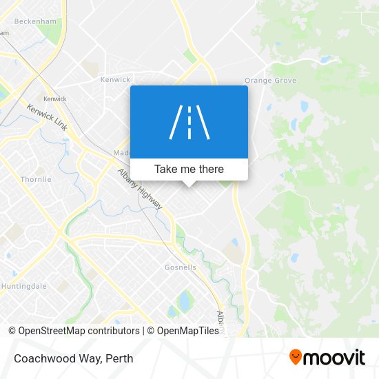 Coachwood Way map