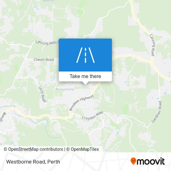 Westborne Road map