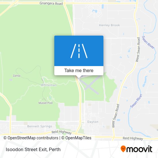Isoodon Street Exit map