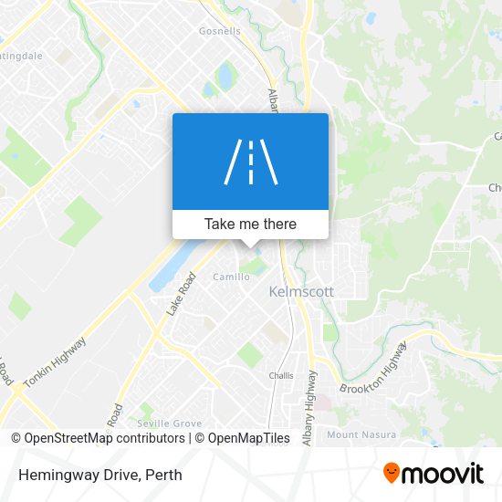 Hemingway Drive map