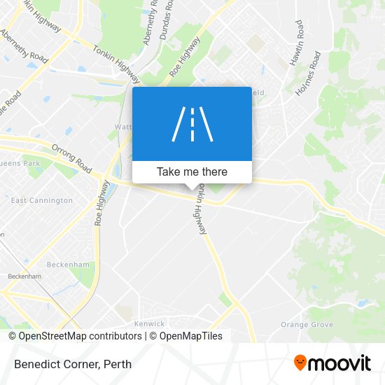 Benedict Corner map