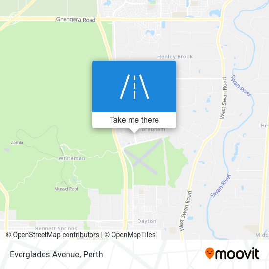 Everglades Avenue map