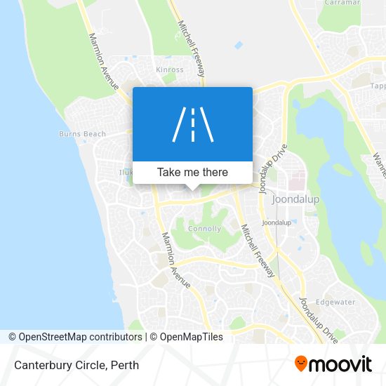 Canterbury Circle map