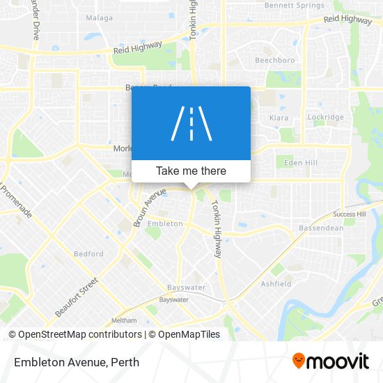 Embleton Avenue map