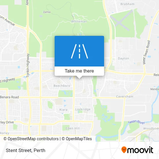 Mapa Stent Street