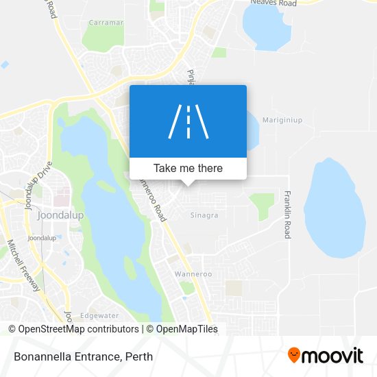 Bonannella Entrance map