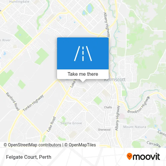 Mapa Felgate Court