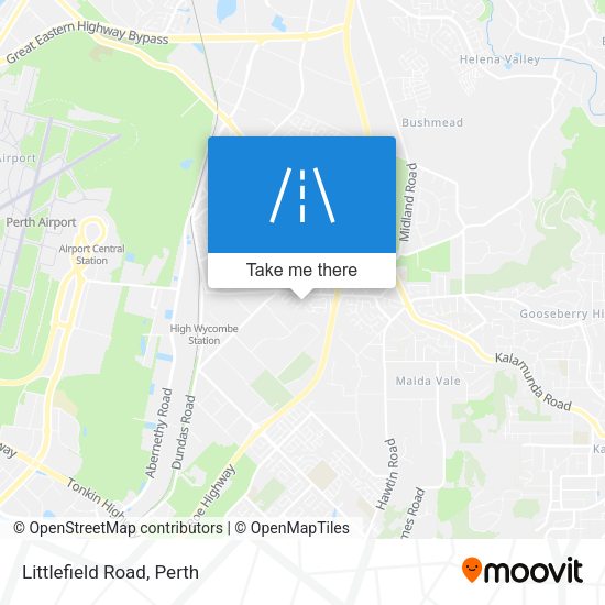 Littlefield Road map