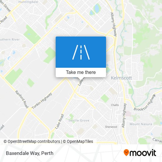 Baxendale Way map