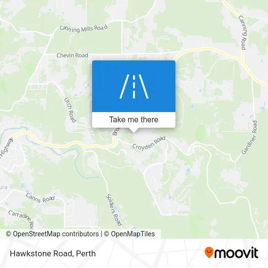 Hawkstone Road map