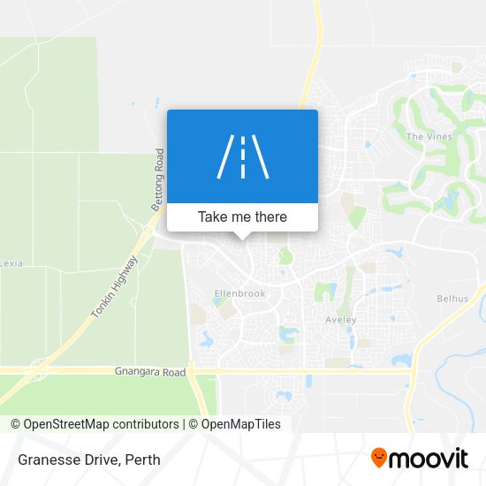 Granesse Drive map