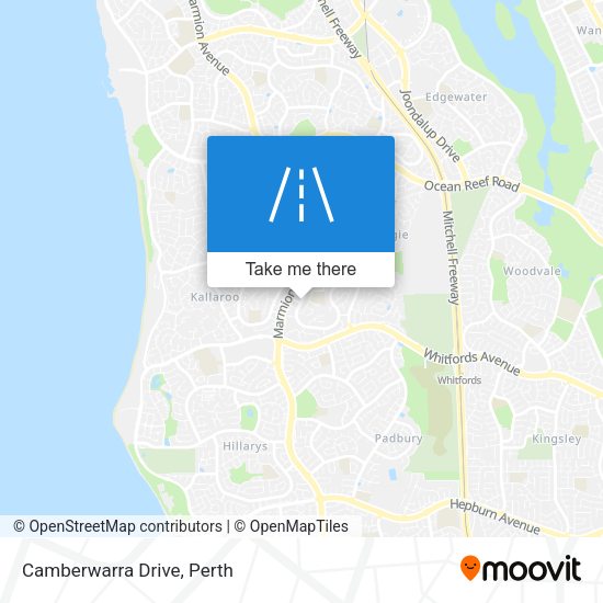 Camberwarra Drive map