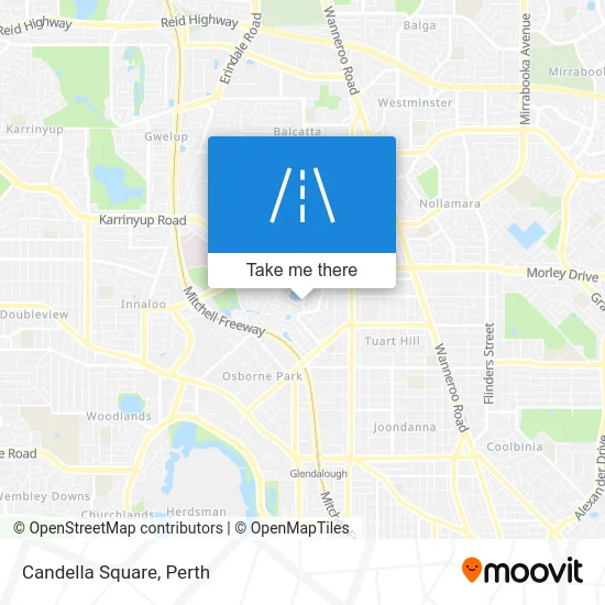 Mapa Candella Square