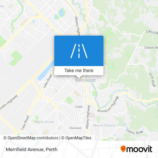 Merrifield Avenue map