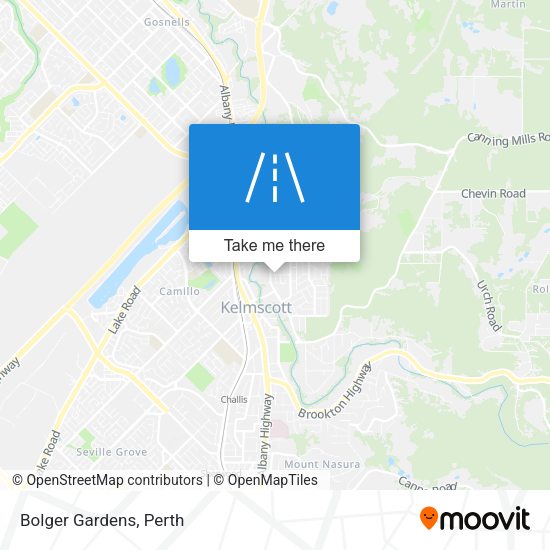 Bolger Gardens map
