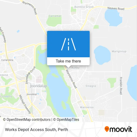 Mapa Works Depot Access South