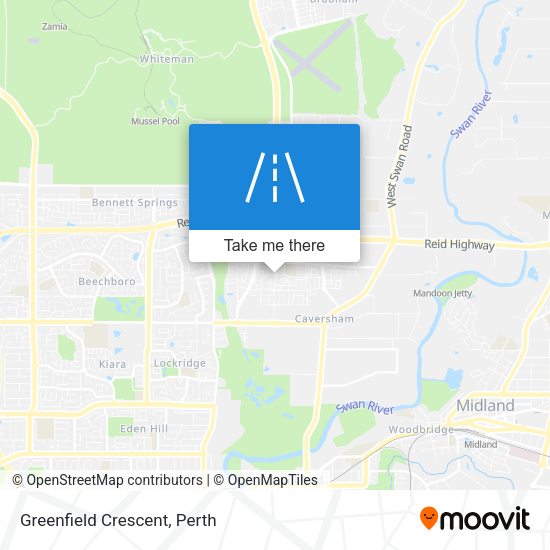 Greenfield Crescent map