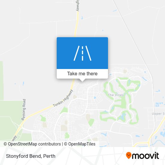 Stonyford Bend map