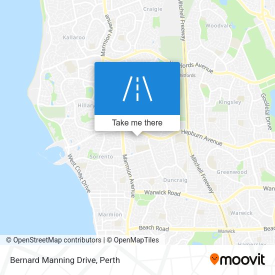 Bernard Manning Drive map