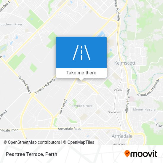 Peartree Terrace map