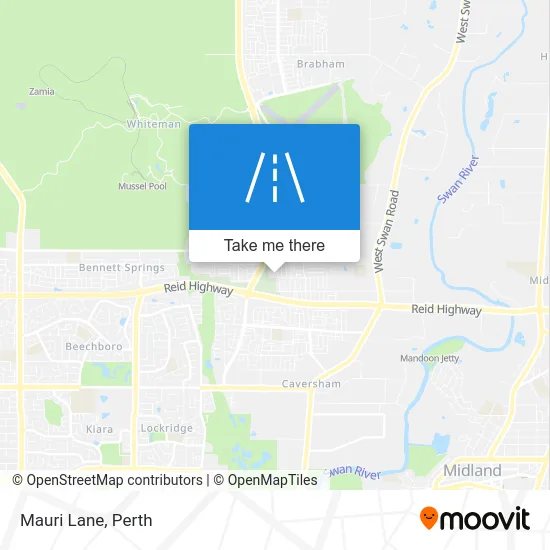 Mapa Mauri Lane