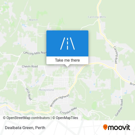 Dealbata Green map