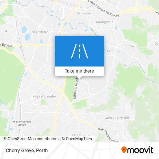 Mapa Cherry Grove