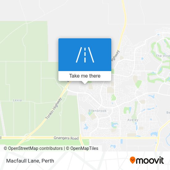 Macfaull Lane map