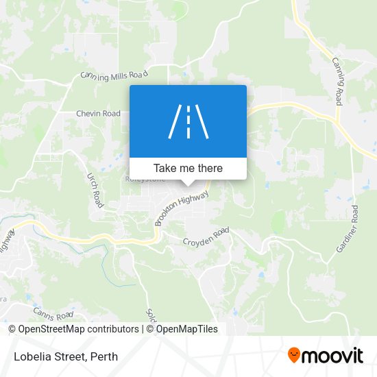 Lobelia Street map