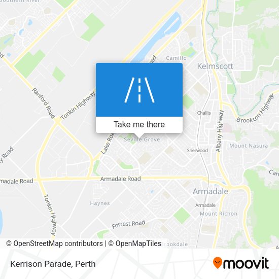 Kerrison Parade map