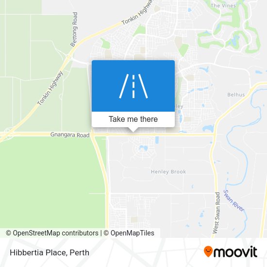 Hibbertia Place map