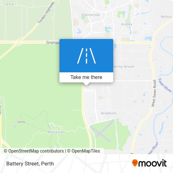 Battery Street map