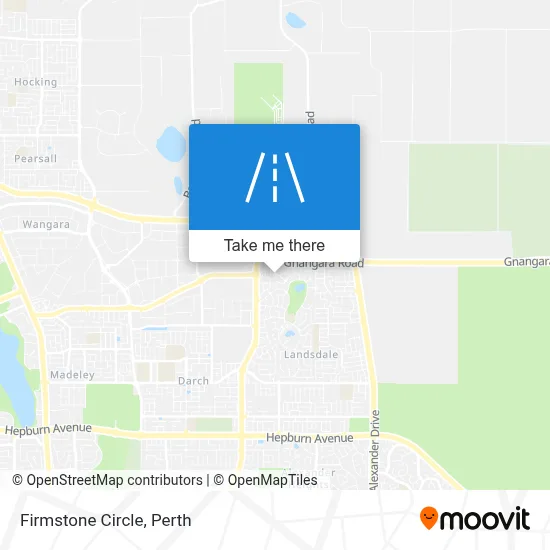 Mapa Firmstone Circle