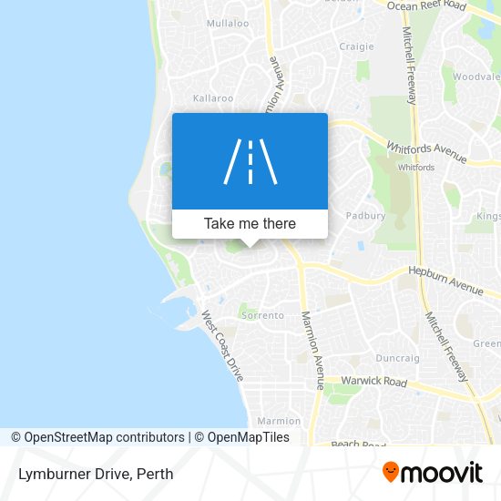 Lymburner Drive map