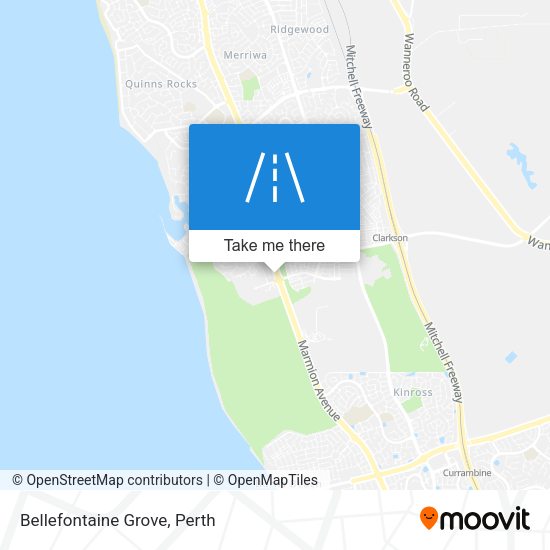 Bellefontaine Grove map