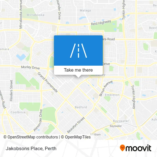 Mapa Jakobsons Place