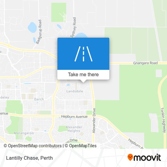 Lantilly Chase map