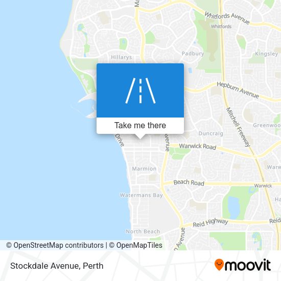 Stockdale Avenue map