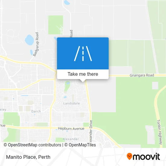 Mapa Manito Place