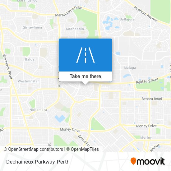 Dechaineux Parkway map