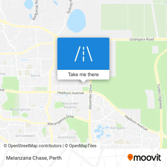 Mapa Melanzana Chase